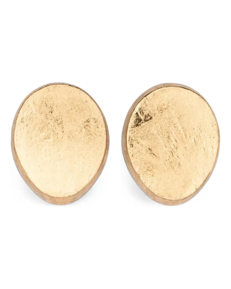 Monies ovale Ohrringe - Gold Gold