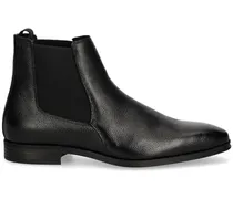 Chelsea-Boots aus Leder - Schwarz