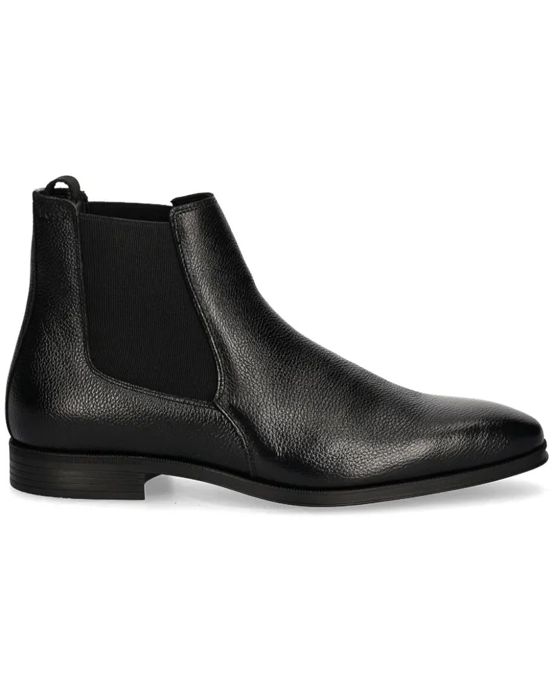 HUGO BOSS Chelsea-Boots aus Leder - Schwarz Schwarz
