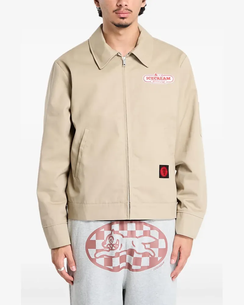 Billionaire Boys Club Supplies Work zipped jacket - Nude Nude