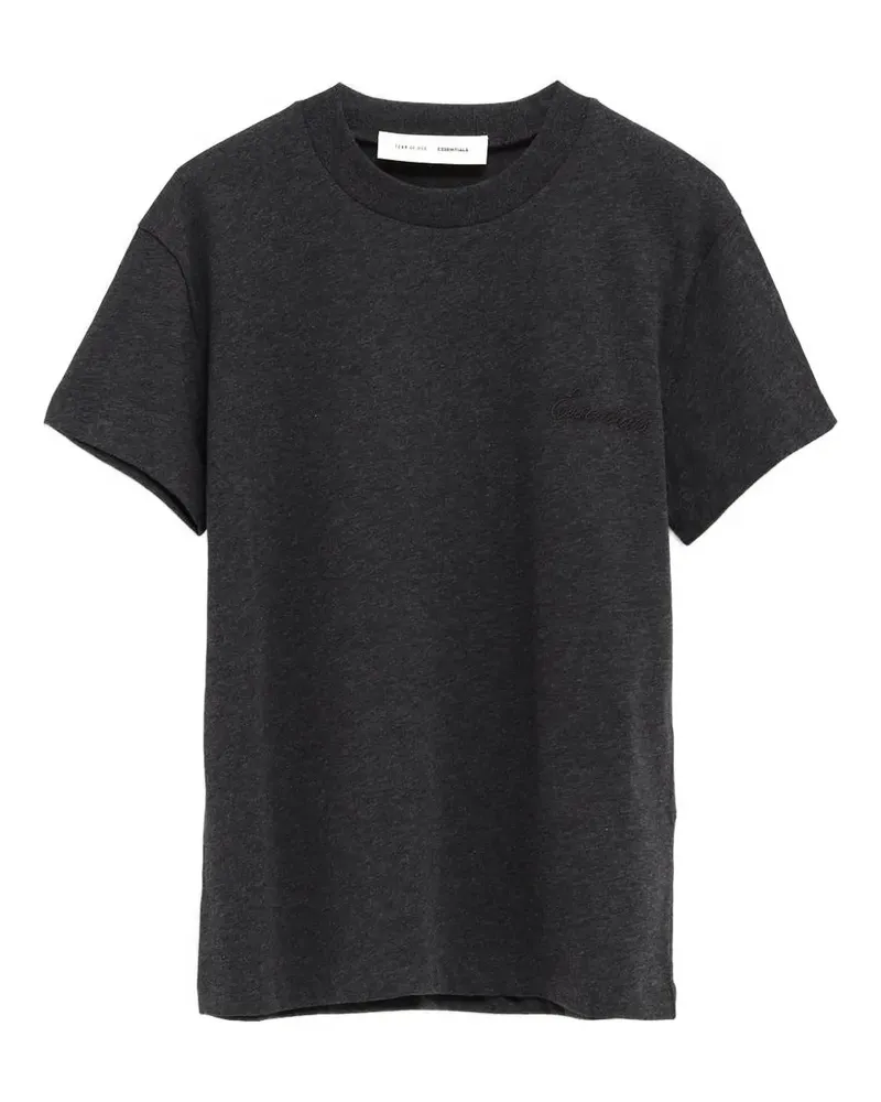 Fear of God embroidered-logo T-shirt - Schwarz Schwarz