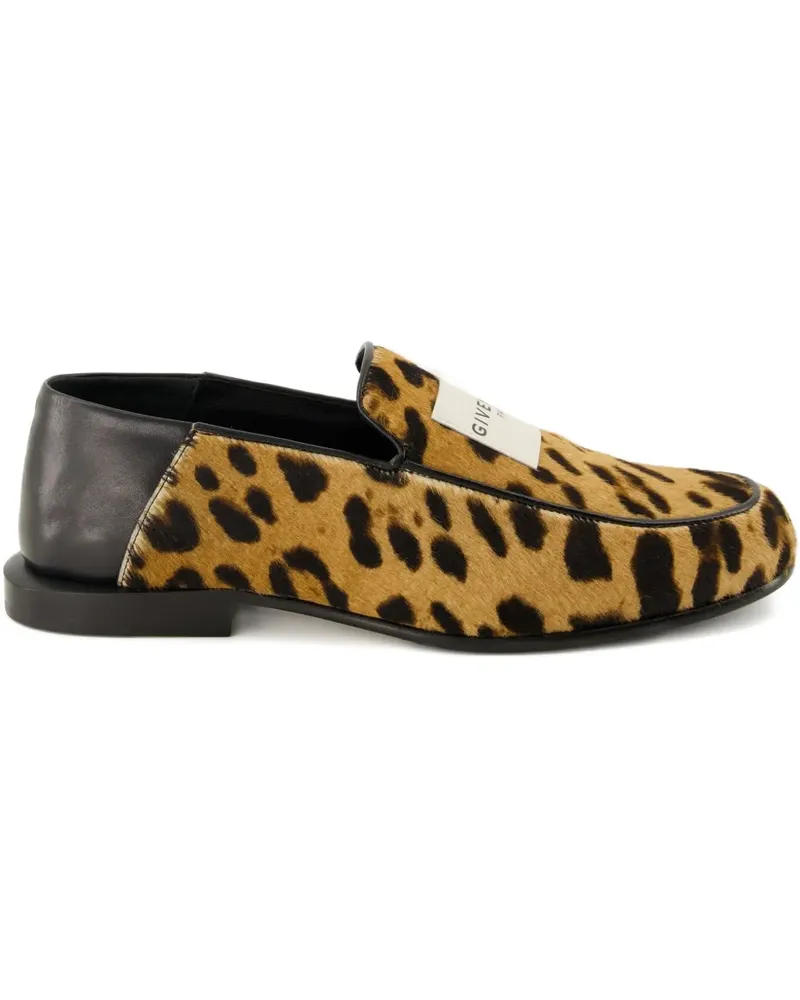 Givenchy Loafer mit Leoparden-Print - Schwarz Schwarz