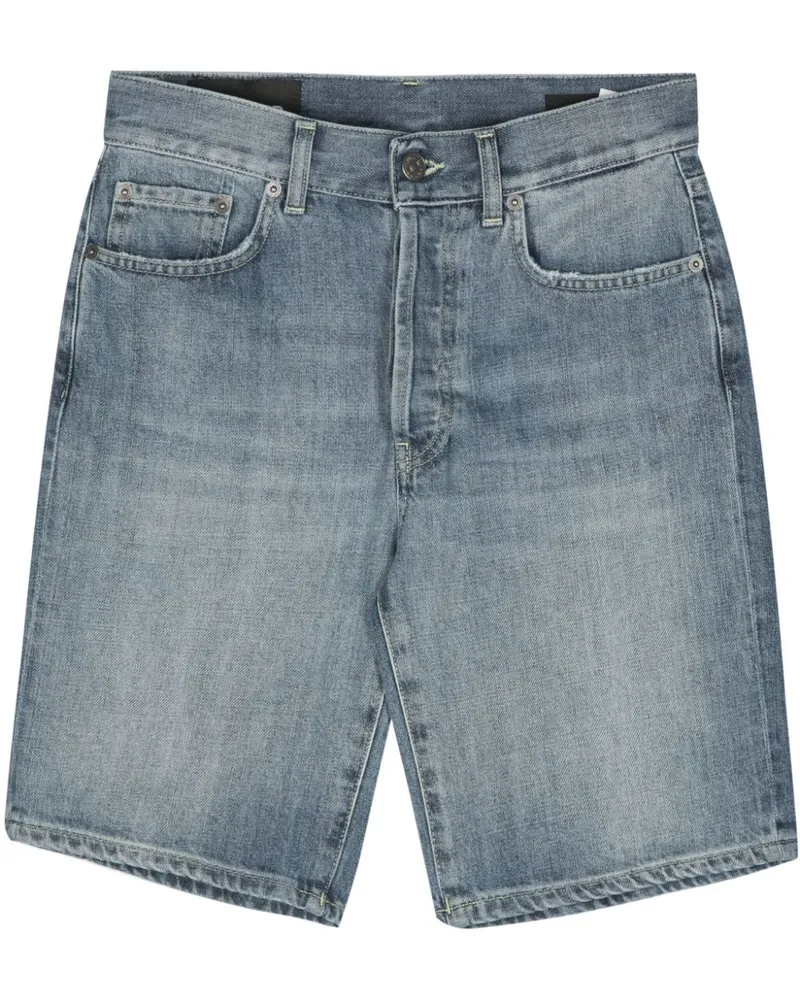 Dondup Dade Jeans-Shorts mit Logo-Patch Blau