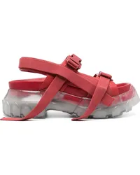 Rick Owens Chunky Tractor Sandalen Rot