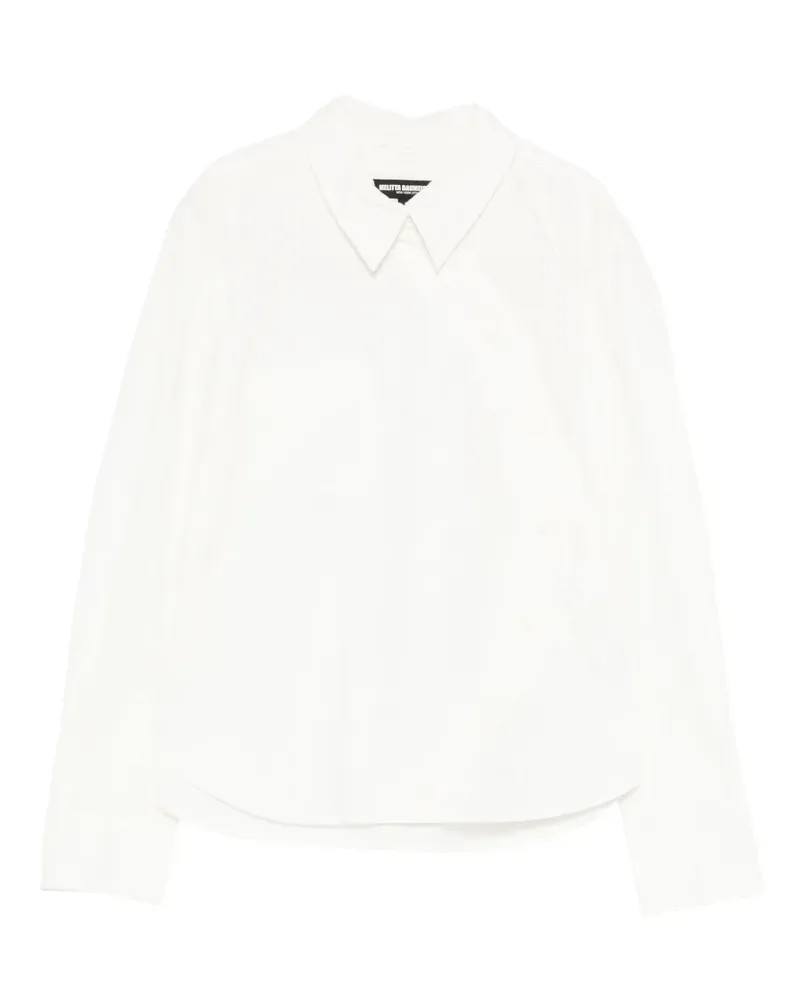 Melitta Baumeister asymmetric-fastening shirt - Weiß Weiß
