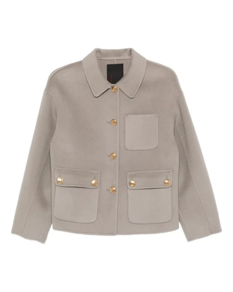 Liska Jack Jacke mit Knopfleiste - Grau Grau