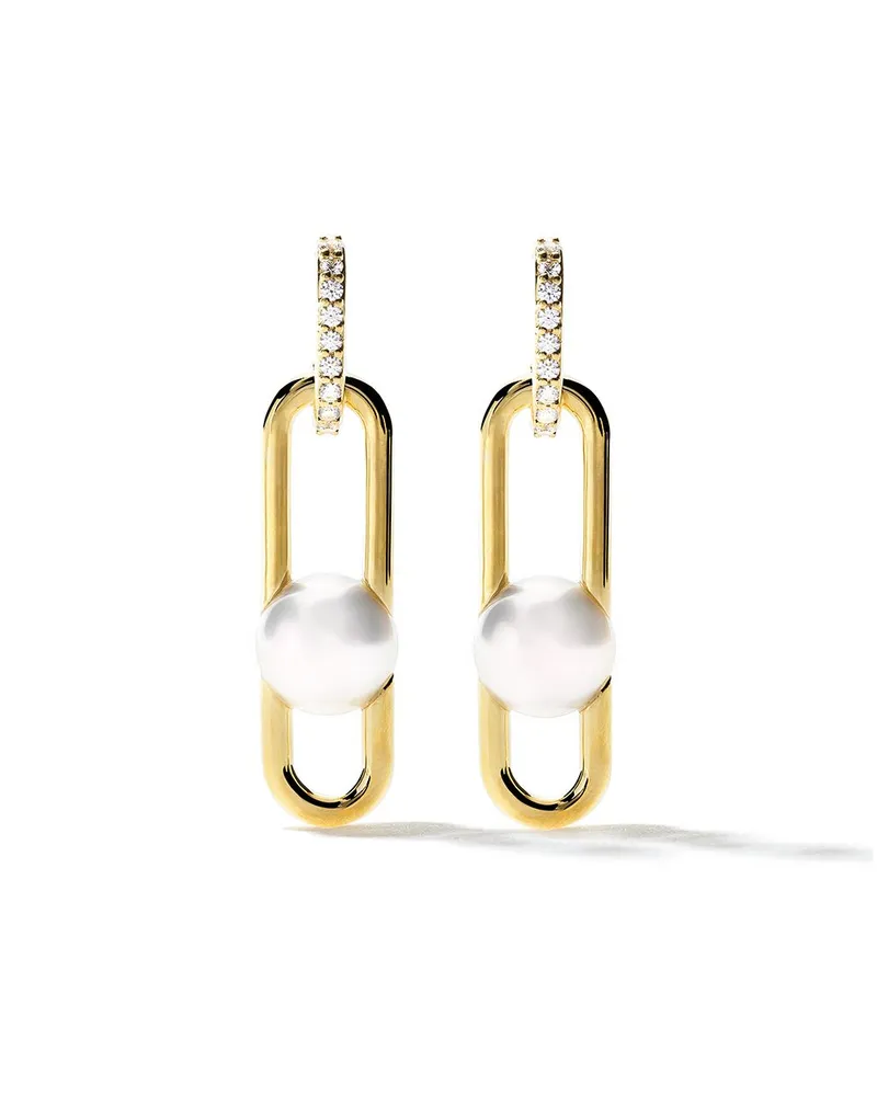 TASAKI 18kt 'Danger Collection Line' Gelbgoldohrringe Gold