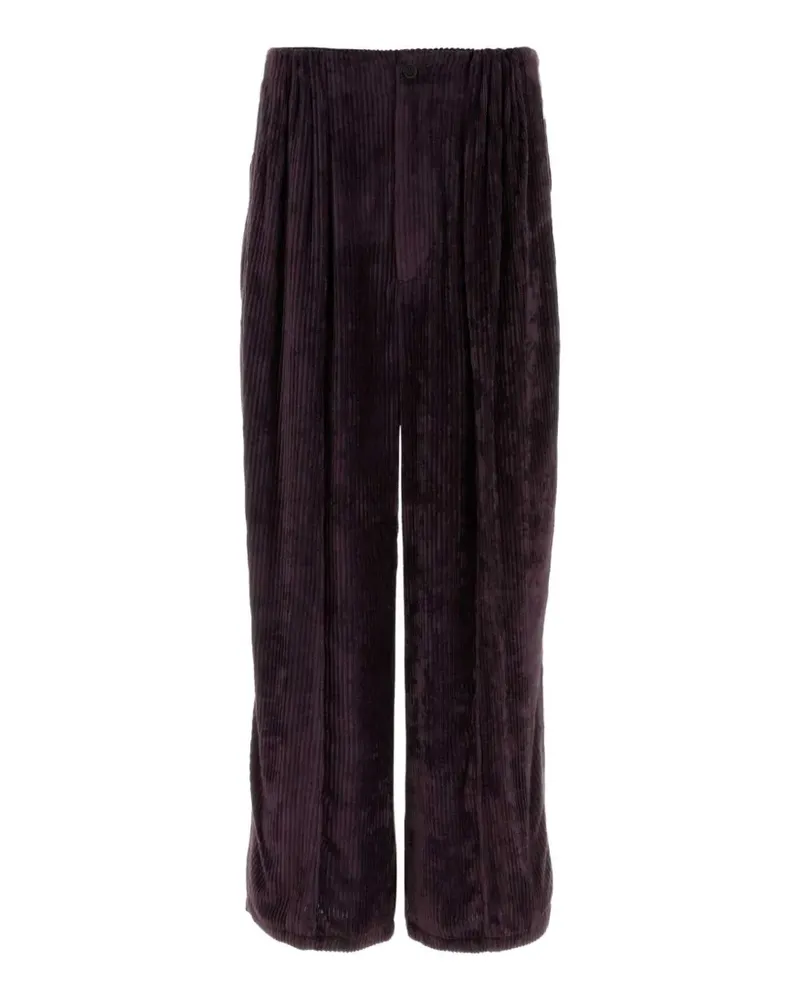 Giorgio Armani Cordhose mit weitem Bein - Violett Violett