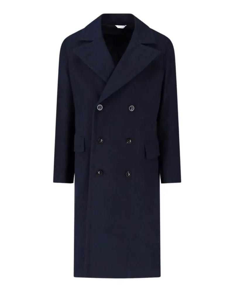 Boglioli double-breasted coat - Blau Blau