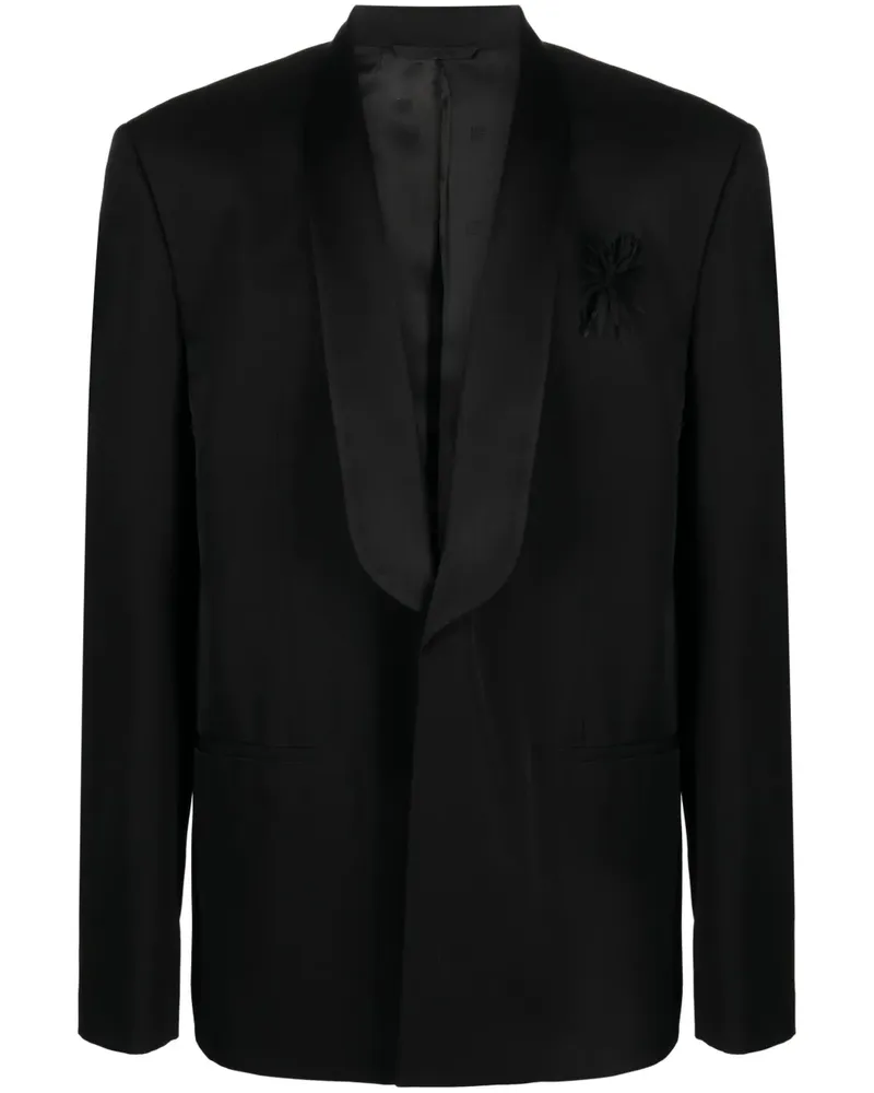 Givenchy Einreihiges Sakko mit Schalrevers - Schwarz Schwarz