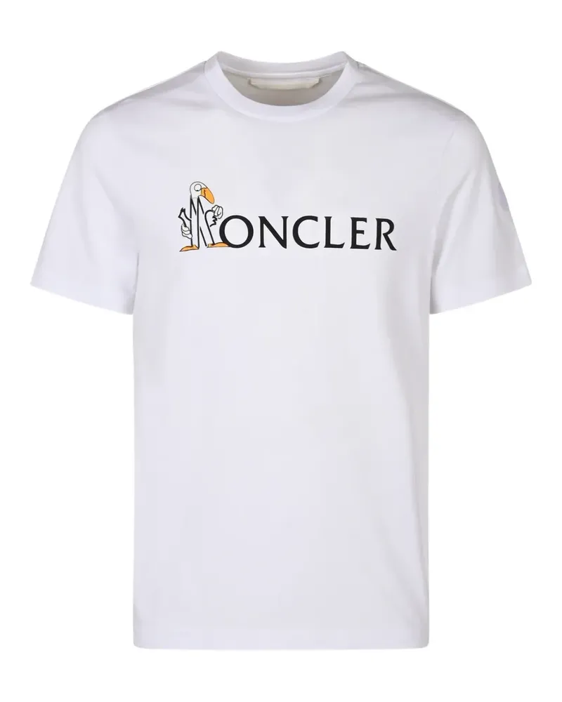 Moncler logo-print T-shirt - Weiß Weiß