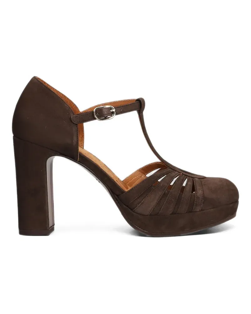 Chie Mihara Uyelo T-Riemen-Pumps mit Absatz - Braun Braun