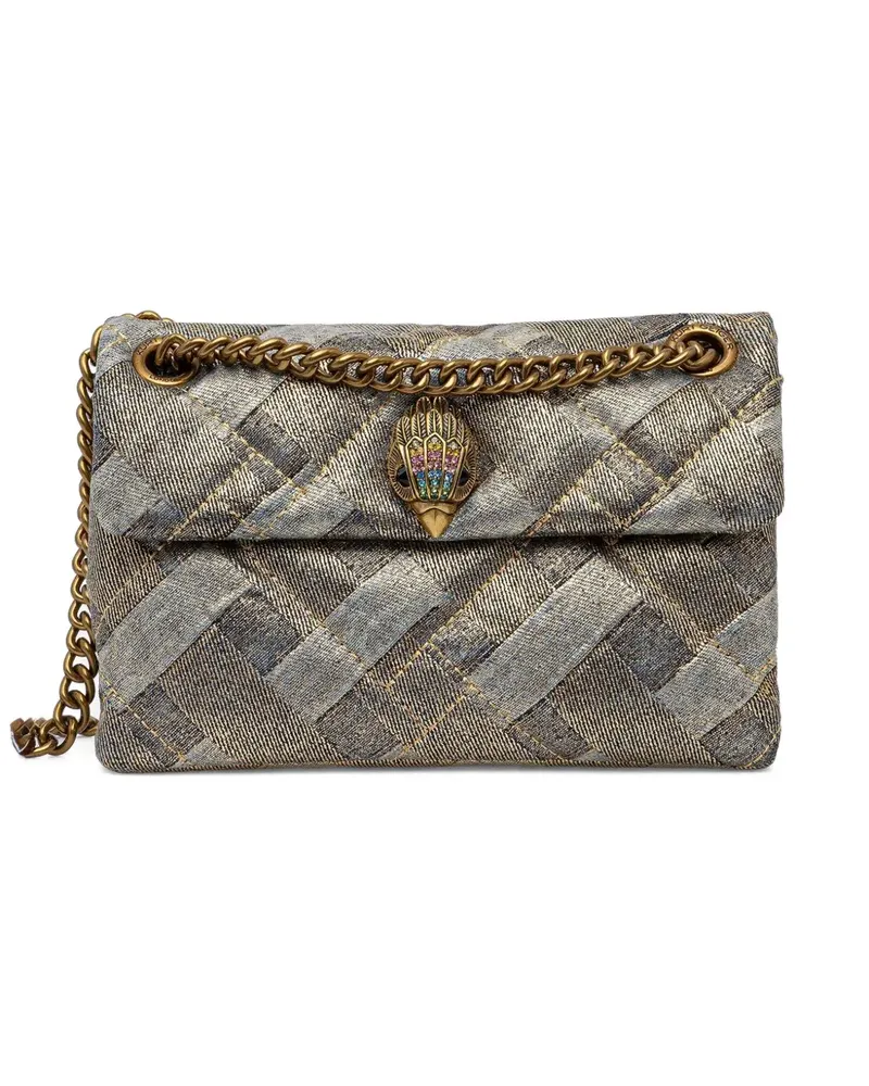 Kurt Geiger quilted chain cross body bag - Gold Gold