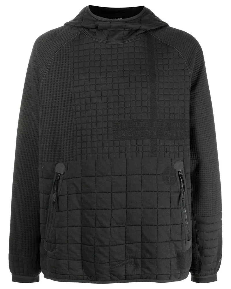 Nike Gesteppter Hoodie - Grau Grau