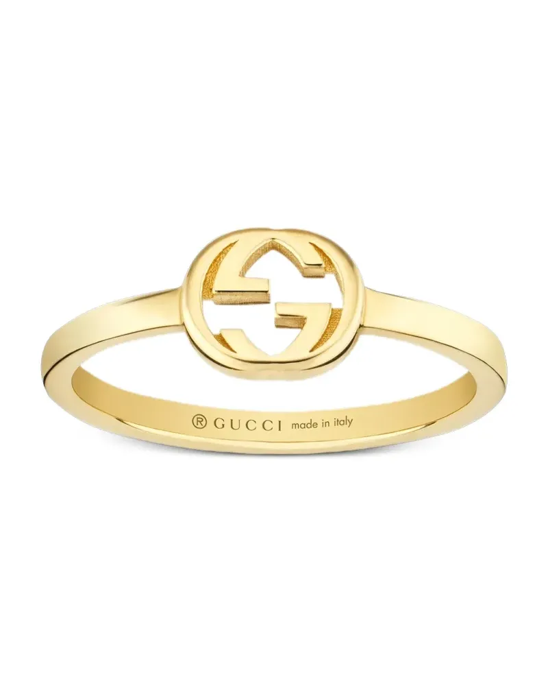 Gucci Interlocking Ring - Gold Gold