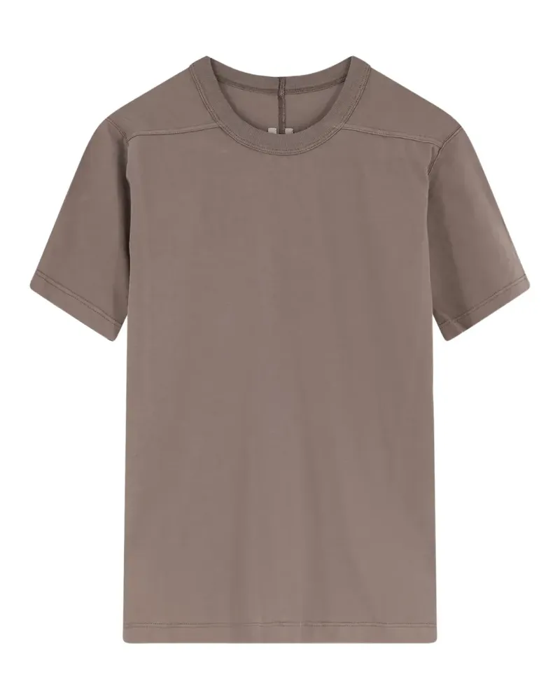 Rick Owens ribbed crew-neck T-shirt - Grau Grau