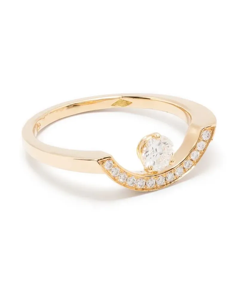 Loyal.e Paris 18kt Gelbgoldring mit Diamanten Gold