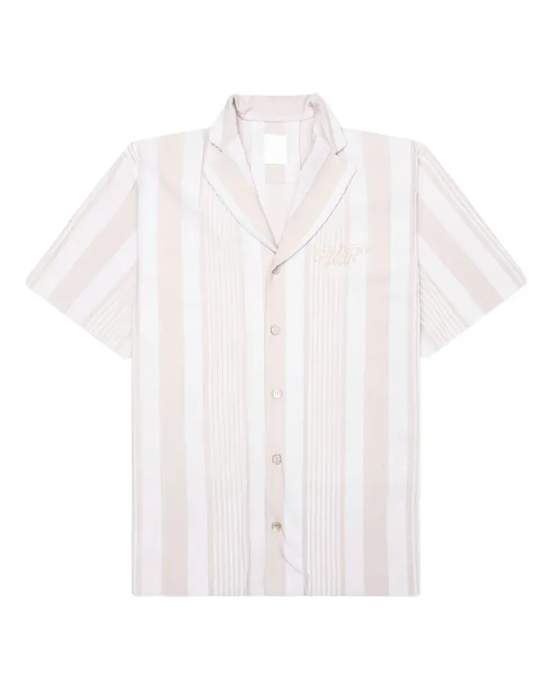 Givenchy Strukturiertes Hemd mit Streifen - Weiß Weiß