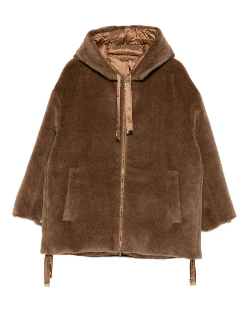 Max Mara Olivia Kapuzenmantel - Braun Braun