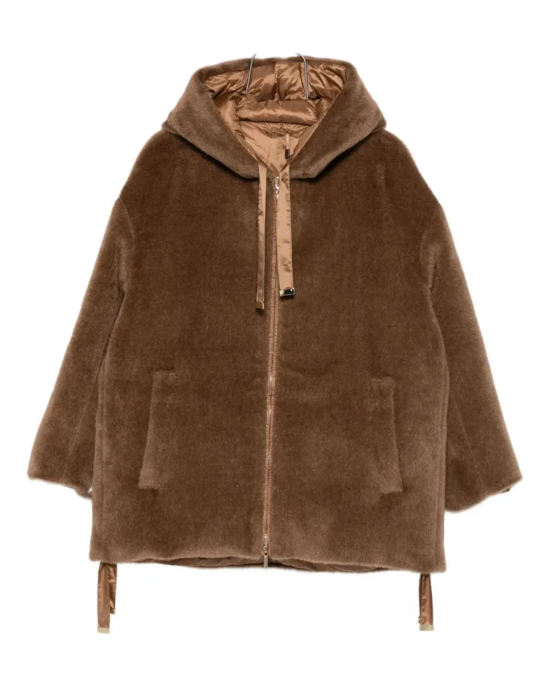 Max Mara Olivia hooded coat - Braun Braun