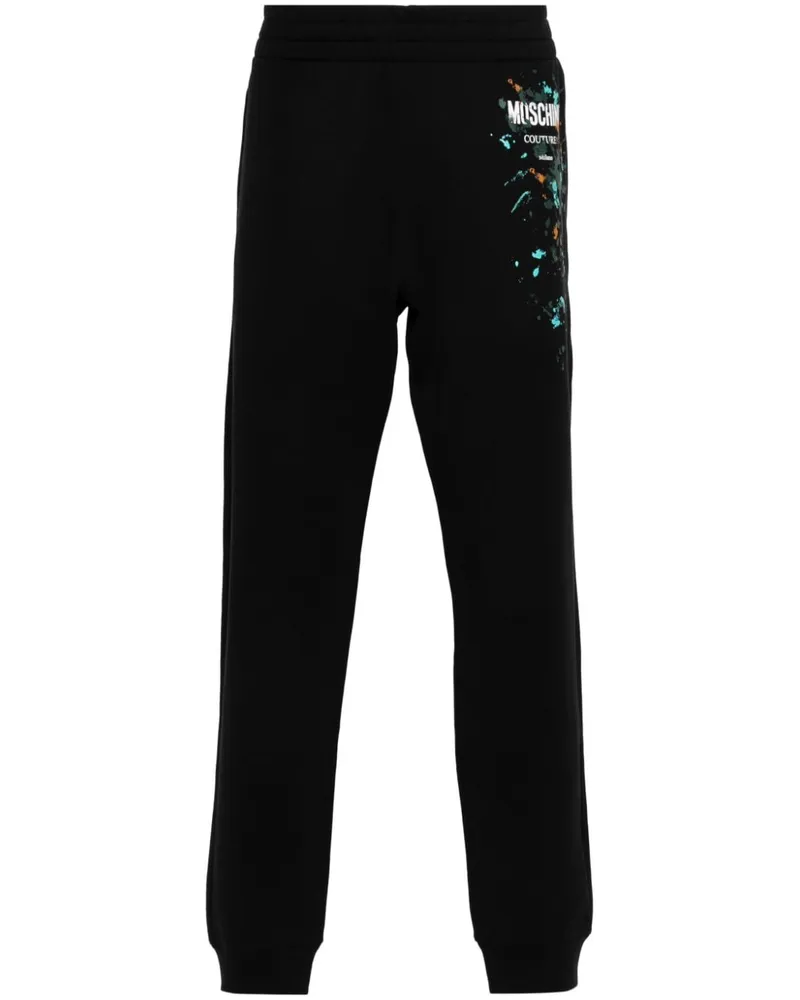 Moschino Jogginghose mit Logo-Print - Schwarz Schwarz
