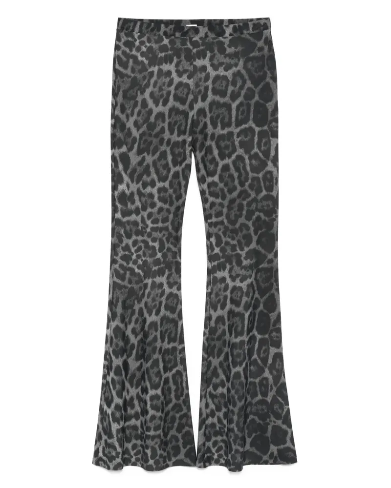Stella McCartney Hose mit Leoparden-Print - Grau Grau