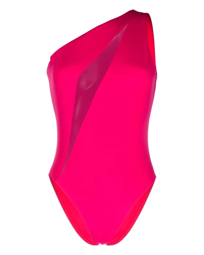 Versace Asymmetrischer Badeanzug - Rosa Rosa