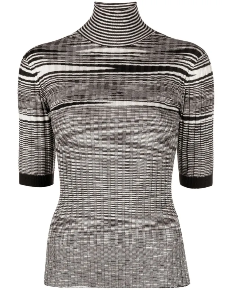 Missoni Oberteil mit Print Schwarz