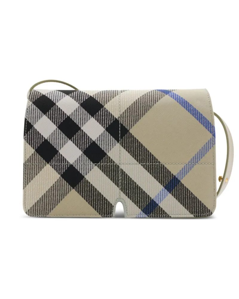 Burberry Karierte Snip Schultertasche - Nude Nude