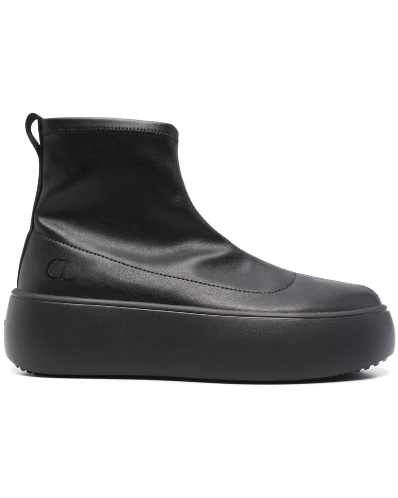 Twin-Set x Fessura Stiefeletten - Schwarz Schwarz