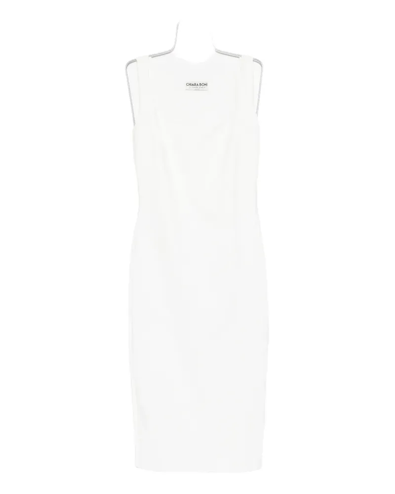 Chiara Boni Gilia square-neck midi dress - Weiß Weiß