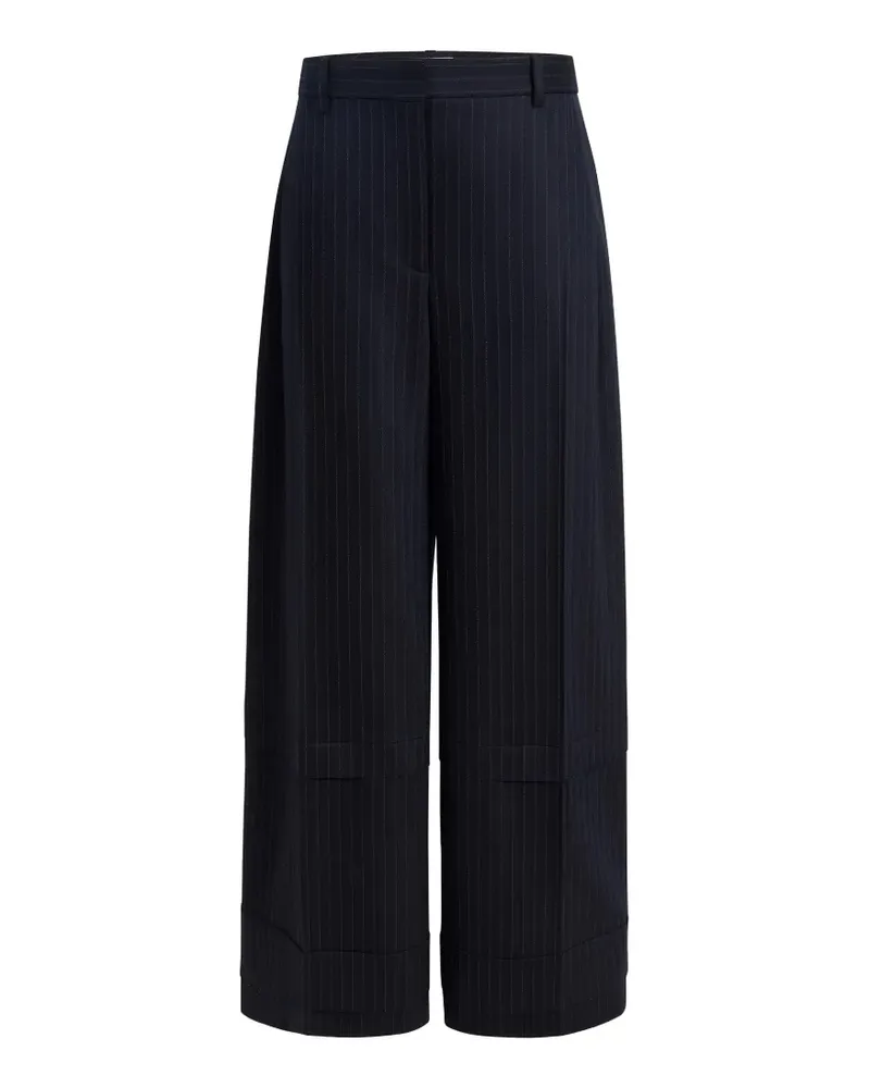 KHAITE Linden Palazzohose - Blau Blau
