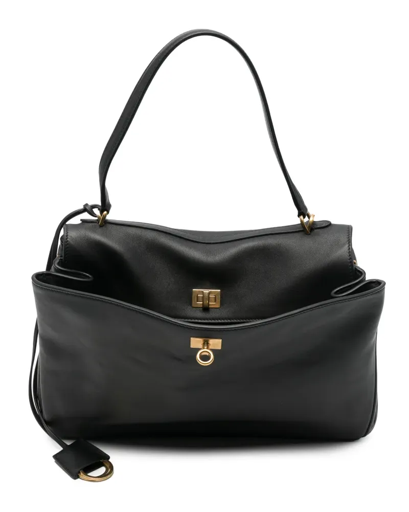 Balenciaga Mittelgroße Rodeo Tote Bag - Schwarz Schwarz