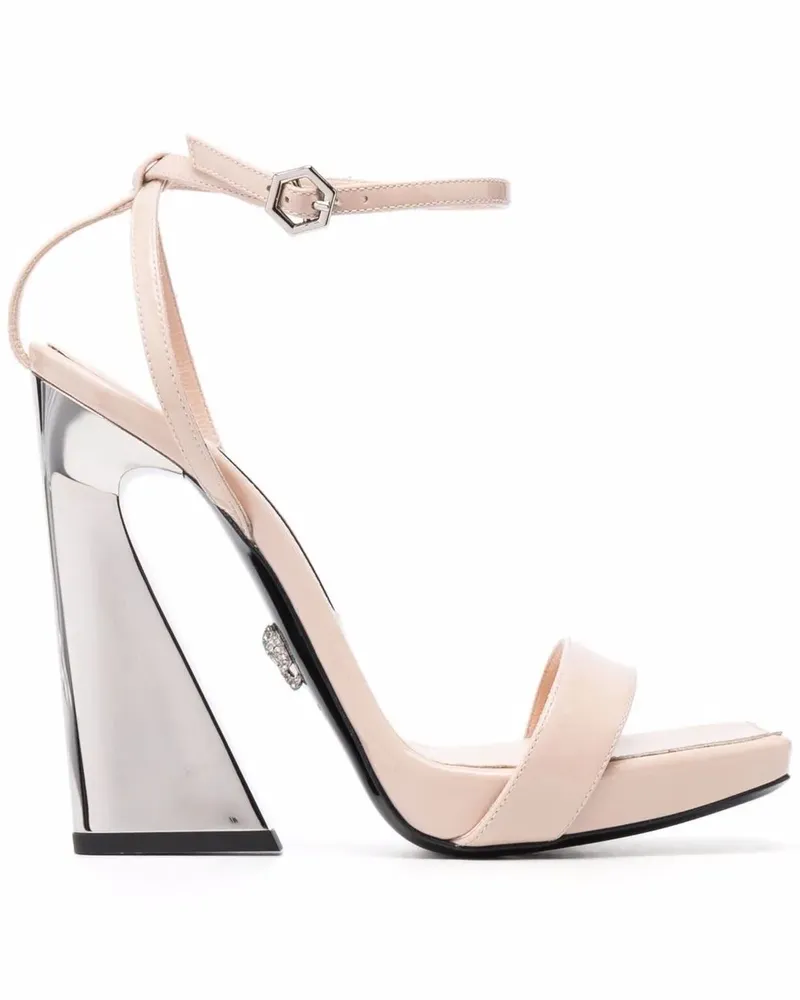 Philipp Plein Sandalen mit hohem Absatz - Nude Nude