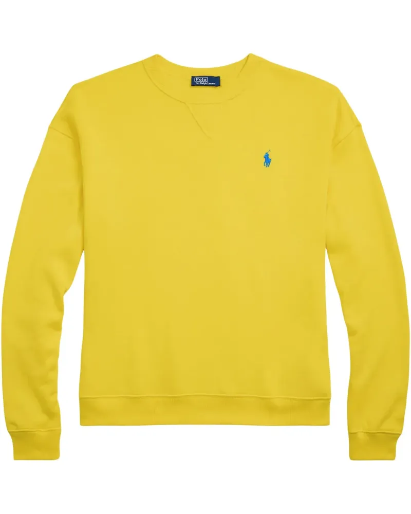 Ralph Lauren Sweatshirt mit Polo Pony - Gelb Gelb