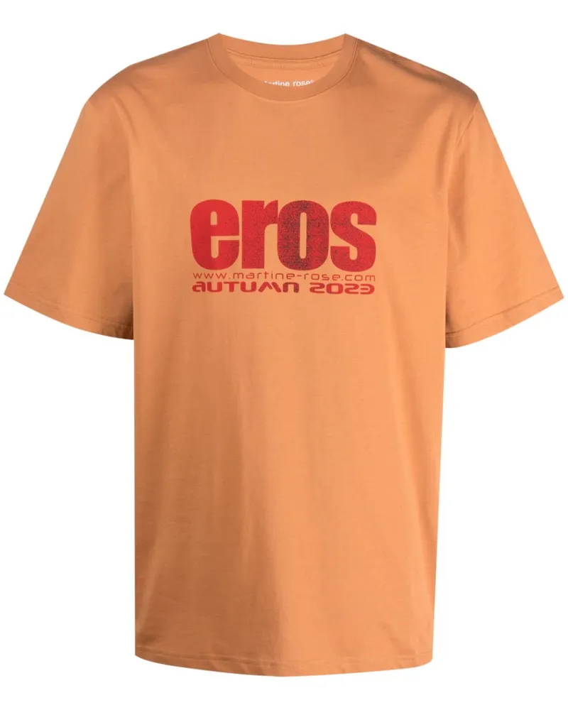 Martine Rose T-Shirt mit "Eros"-Print - Braun Braun