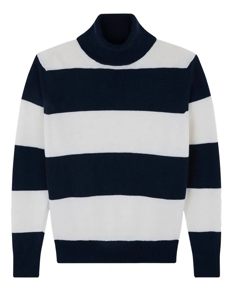 Paul & Shark turtleneck striped sweater - Blau Blau