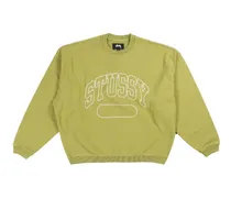 logo-print sweatshirt - Grün