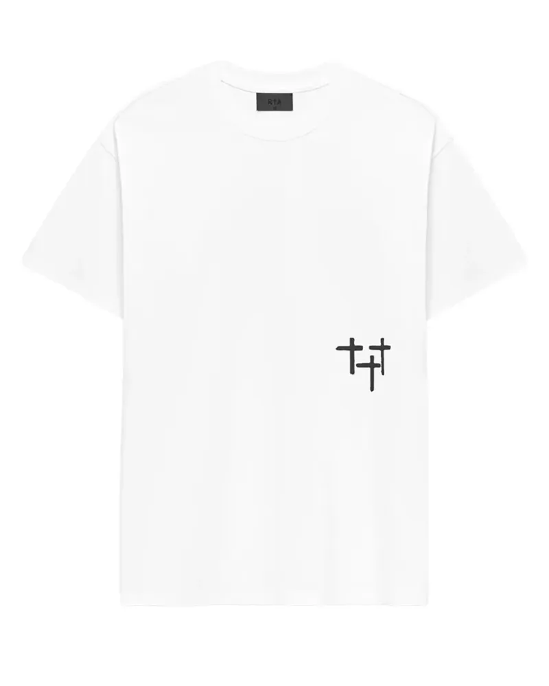 RTA Colin star-print T-shirt - Weiß Weiß
