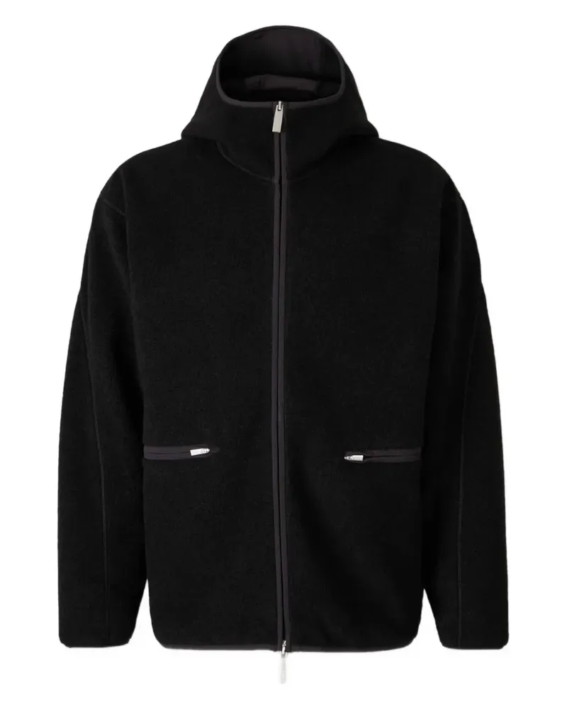 Herno zip-up hoodie - Schwarz Schwarz