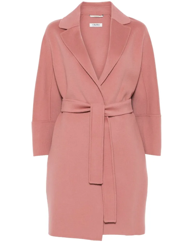 Max Mara Arona Mantel - Rosa Rosa