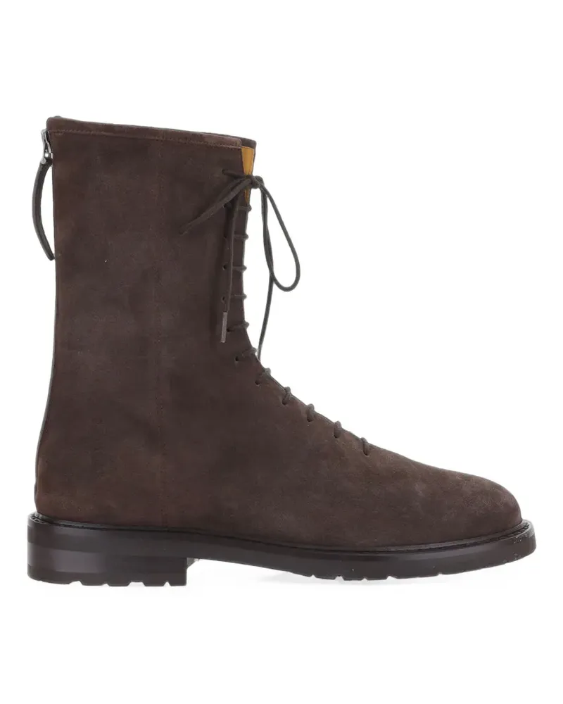 LEGRES Schnürstiefel aus Wildleder - Braun Braun