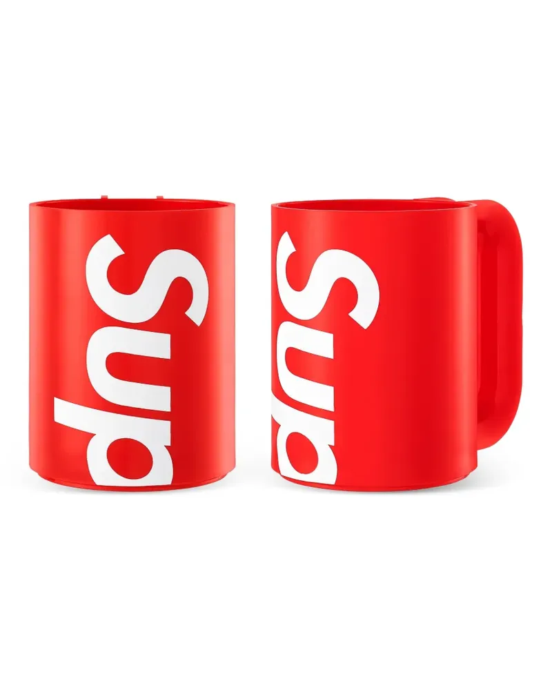 Supreme Being Heller Tassen mit Logo-Print - Rot Rot