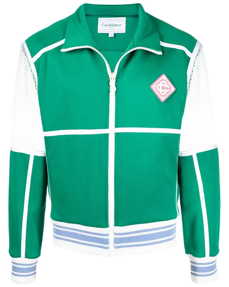 Casablanca Paris Bomberjacke mit Kontrasteinsätzen - Grün Grün