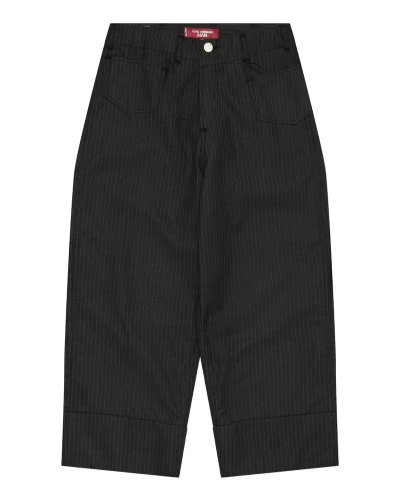 Junya Watanabe Hose mit Nadelstreifen - Grau Grau