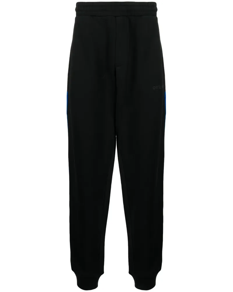 Helmut Lang Jogginghose mit Logo-Stickerei - Schwarz Schwarz