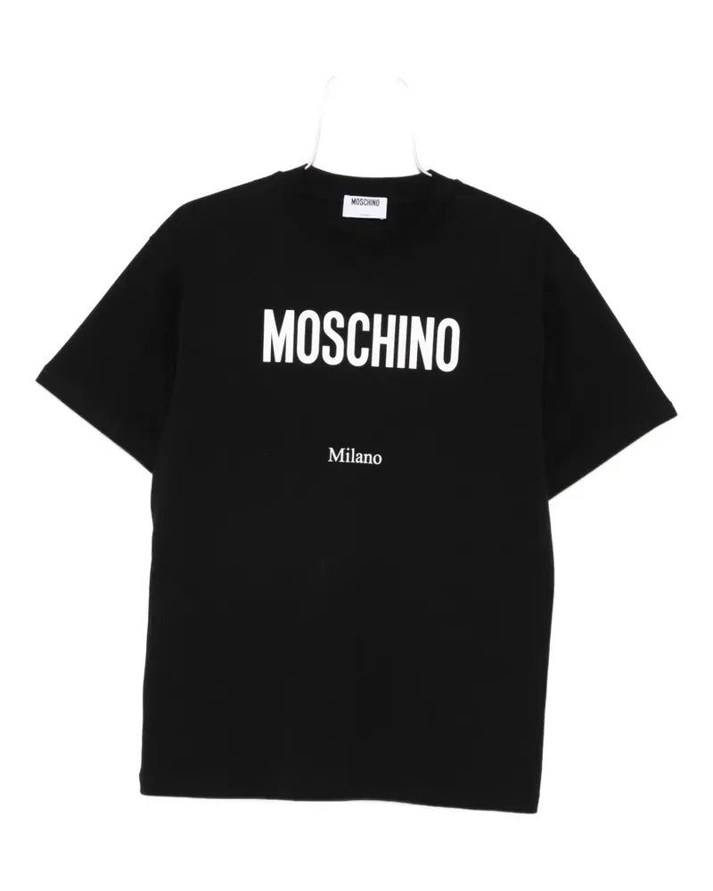 Moschino T-Shirt mit Logo - Schwarz Schwarz