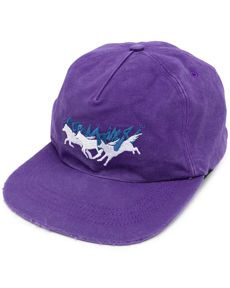 OFF-WHITE Baseballkappe mit Logo-Stickerei - Violett Violett