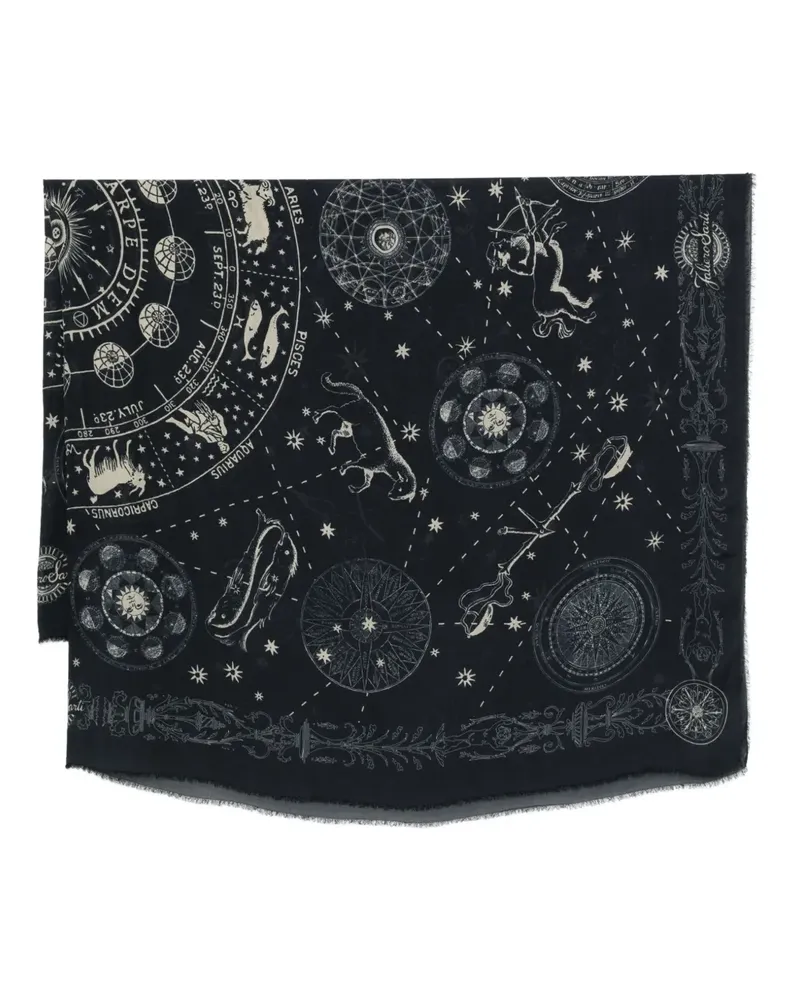 Faliero Sarti Astrology scarf - Blau Blau