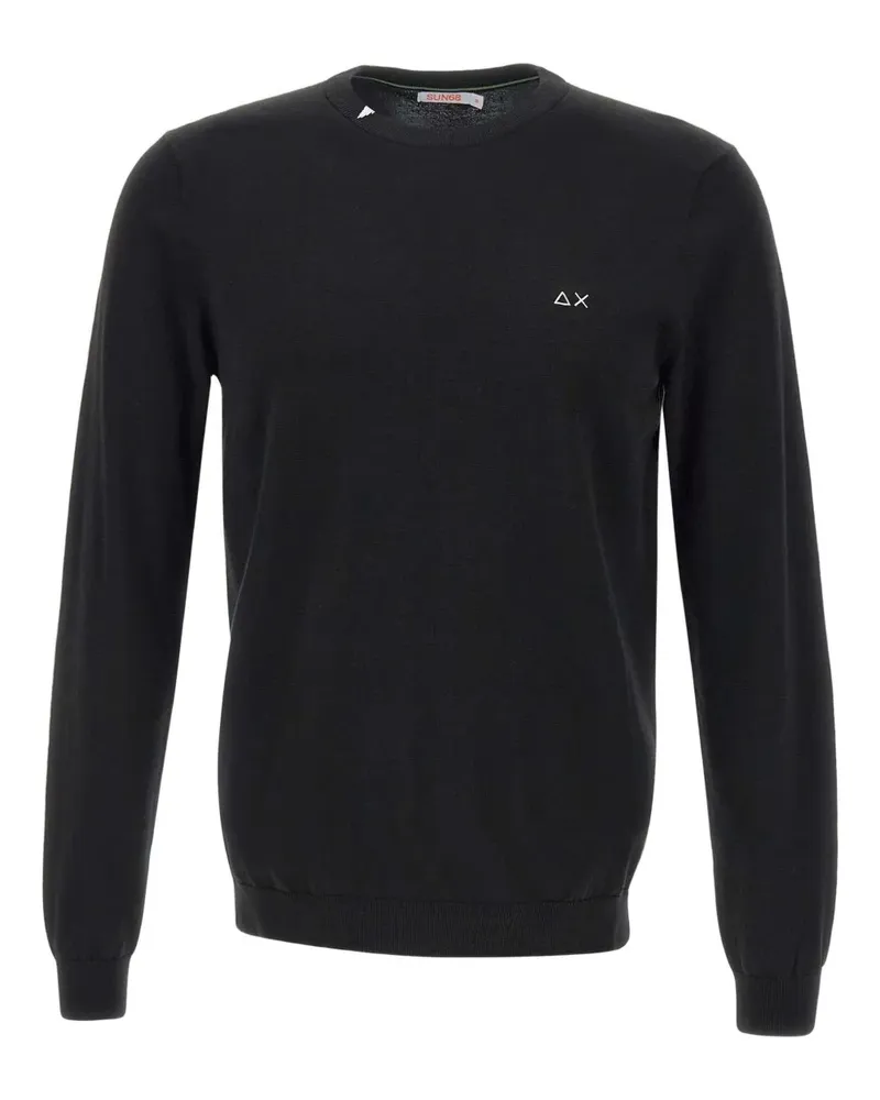 Sun68 Pullover mit rundem Ausschnitt - Schwarz Schwarz
